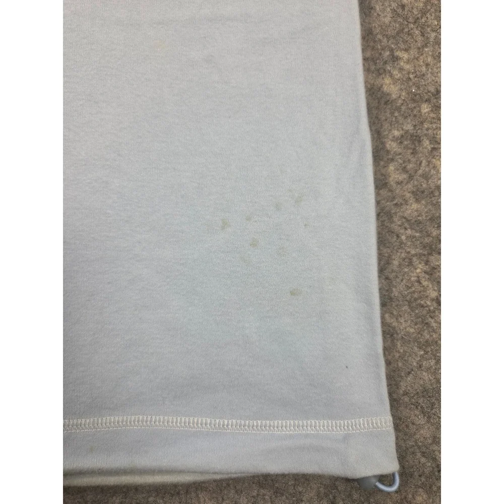 Nike Womens Light Blue Straight Leg Sweatpants Drawstring Size L Large
